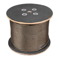 Cabo Aço Polido 16,0mm 5/8" 6x25AF Super Flexivel 100mt