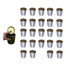 Kit 24 Lata Vazia 900ml Artesanato Carne Banha Tinta B.Agua