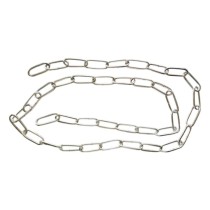 Corrente Lustre Decoração 2,6mm Zincada 1mt