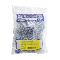 Corrente Lustre Decoração 2,6mm Zincada 20mt