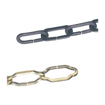 Corrente Lustre Decoração 4,5mm Colonial Preta 1mt