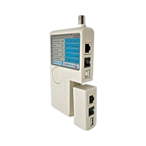 Testador de cabos RJ45 RJ11 BNC e USB HTC-41