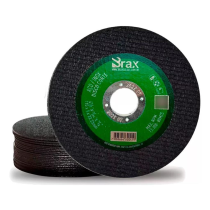 25x Disco Corte Inox e ferro 115mm Esmerilhadeira 4.1/2 Brax