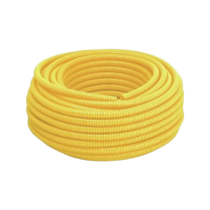 Conduíte Corrugado PVC Amarelo 20mm 1/2"Pol Plastiniuk 1mt