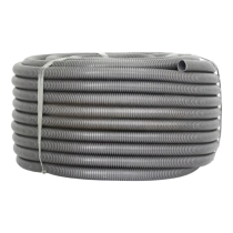 Conduíte Corrugado PVC Cinza 32mm 1"Pol Plastiniuk 50mt