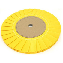 Disco Rebolo Pano Plissado Polimento 250mm Amarelo