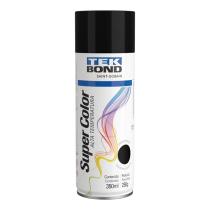 Tinta Spray Alta Temperatura 600° Preto Brilhante Tekbond