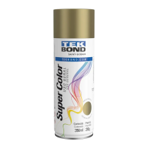 Tinta Spray Dourado Uso Geral 350ml SuperColor Tekbond