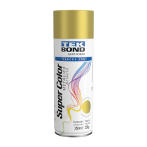 Tinta Spray Dourado Metálico 350ml Super Color Tekbond