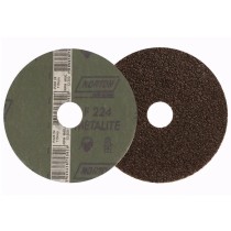 Disco lixa Ferro/Metal 115mm Grão 100 Norton Metalite F224