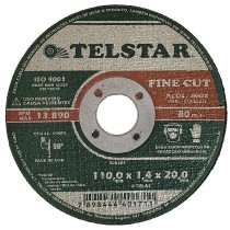 Disco Corte Inox 110mm Fino Serra Marmore 4.3/8" Telstar FineCut