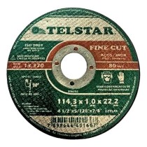 Disco Corte Inox 115mm Fino Esmerilhadeira 4.1/2" Telstar FineCut