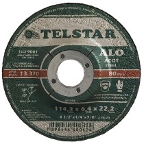 Disco Desbaste Ferro 115mm Esmerilhadeira 4.1/2" Telstar ALO