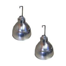 Kit com 2 Luminaria Industrial 16" Bocal E-40 C/Gancho Usada