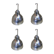 Kit com 4 Luminaria Industrial 16" Bocal E-40 C/Gancho Usada