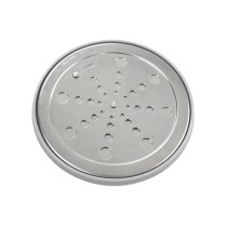 Grelha para ralo em aço inox redondo 10 cm