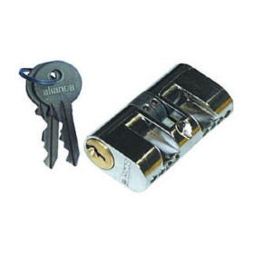 Cilindro para fechaduras 48mm com rosca e parafuso C-400 - Aliança