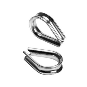 Sapatilha para cabo de aço 9,53 mm - 3/8"