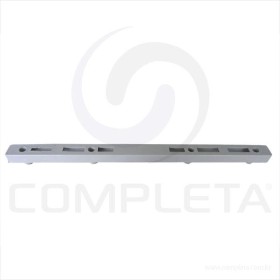 Corrediça pvc simples branca 10x15x255mm