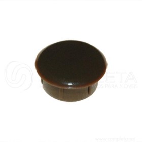 Tapa furo 12 mm marrom/preto 040003000