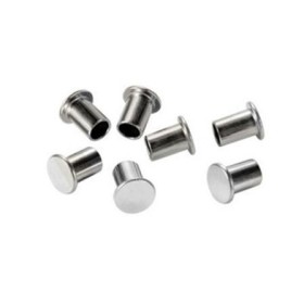 Rebite Maciço Alumínio Chato 02 x 13 - 3/32 x 1/2"- (Vendido por Kg)