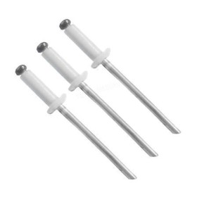 Rebite Repuxo POP Alumínio Branco 416