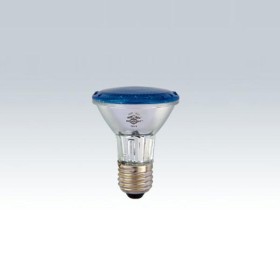 Lâmpada halógena PAR20 127V 50W azul 7285
