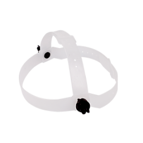 Carneira capacete simples branco WPS4371