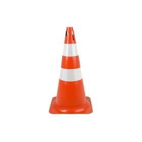 Cone sinalização rígido laranja/branco 70 cm WPS1916