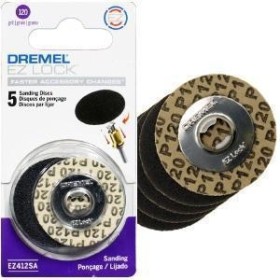 Kit Disco lixa 120 Micro Retifica Dremel EZ-412 2615S412JA