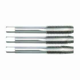 Macho manual seriado em aço rápido HSS BSP 1/4" X 19FPP 22,0088