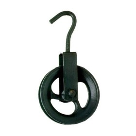 Roldana em ferro fundido com Gancho 16cm Biehl Ref.4095016