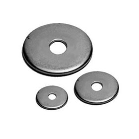 Arruela Inox Lisa Funileiro Aba Larga 1/2"