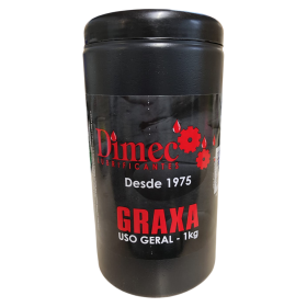 Graxa Lubrificante Marrom Comum Uso Geral 1kg Dimec