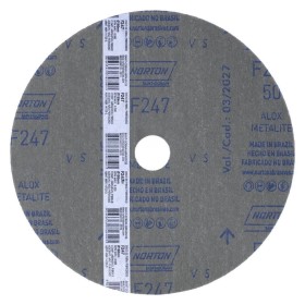 Disco lixa Ferro/Metal 180mm Grão 180 Norton Metalite F227