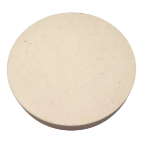 Rebolo Disco Polimento Feltro Fibra Lã Animal 200x20mm BRF