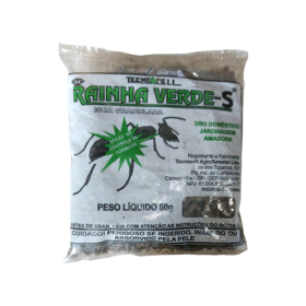 Isca Granulada Mata Formigas 50g Rainha Verde-S