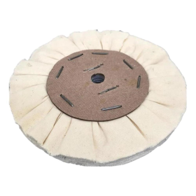 Disco Polimento 150mm Ventilado Pano Branco Media Dureza