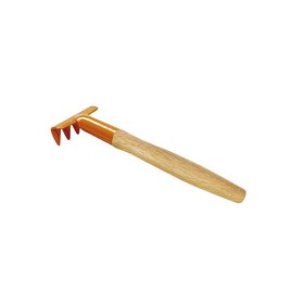 Mini ancinho 4 dentes cabo de madeira 77926/041