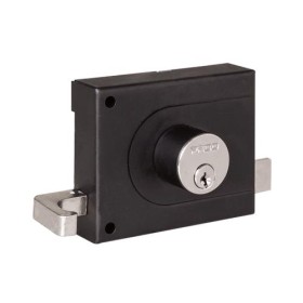 Fechadura de sobrepor inox 524-34 EP preto