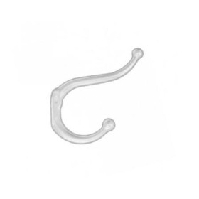 Cabide duplo niquelado grande 038032018