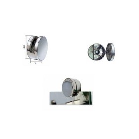 Suporte vidro/espelho botão chato 050034019