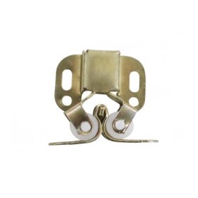 Fecho rolete simples bicromatizado 008003046