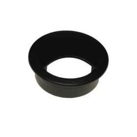 Passa fio 60 mm preto com tampa 006006000