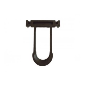 Suporte para cabide U lateral curto marrom 038016041