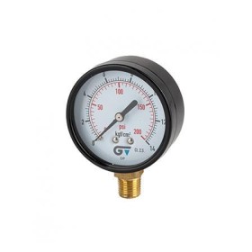 Manômetro para gás acetileno vertical 02,5Kg