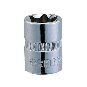 Soquete E-Torx 1/2" Fêmea Sata E12 ST13702SC