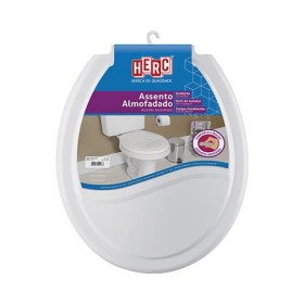 Assento sanitário almofadado cinza 2386