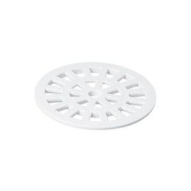Grelha redonda branca 100 mm 2298