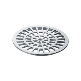 Grelha redonda cromada 100 mm 3674